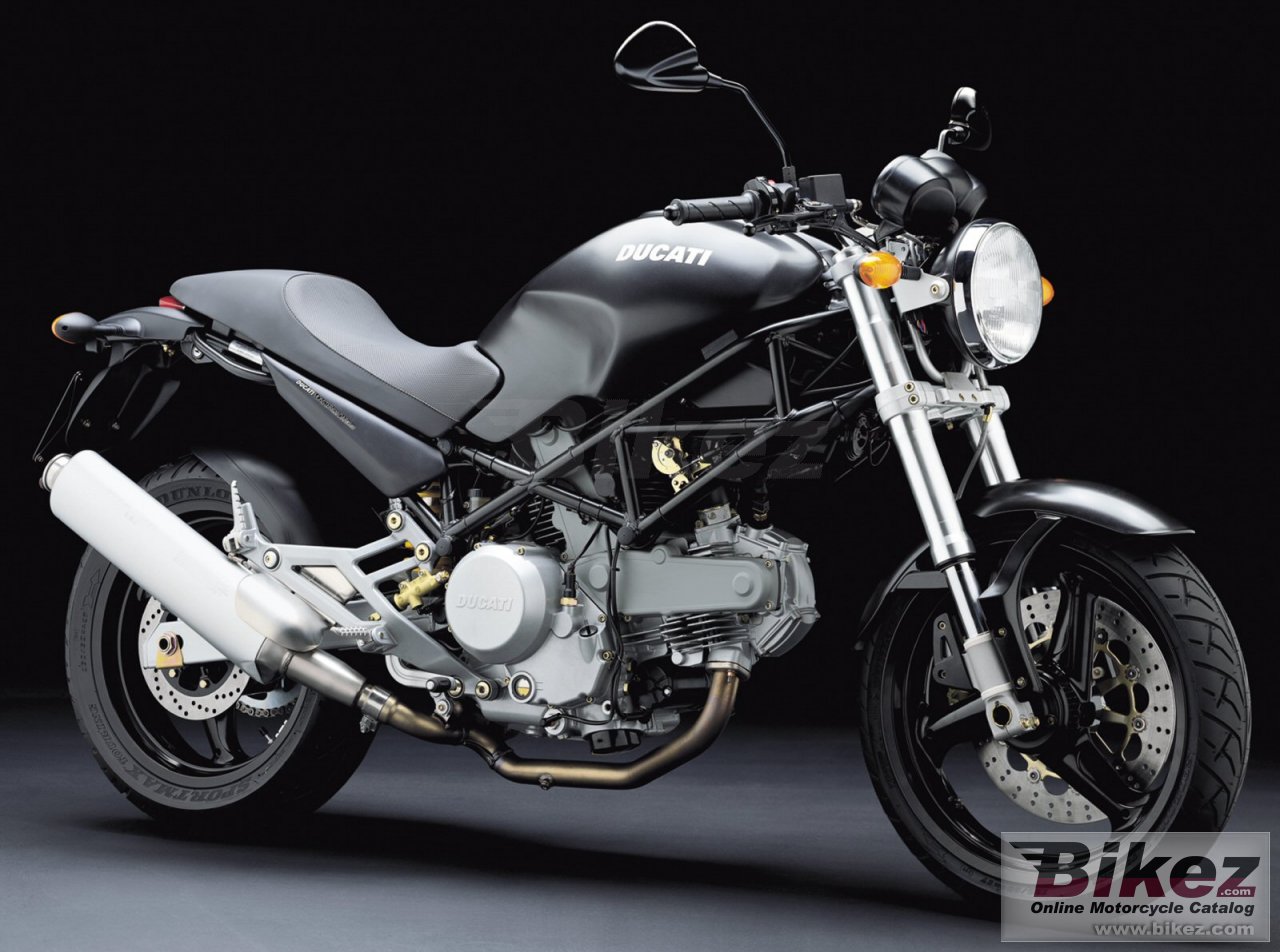 Big Ducati monster 620 i.e. dark single disc picture and wallpaper from Bikez.com